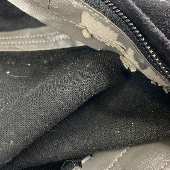 Rockport Waterproof Suede and Fabric Navy Blue and Black Knee High Wedge Boots - Picture 15 of 15